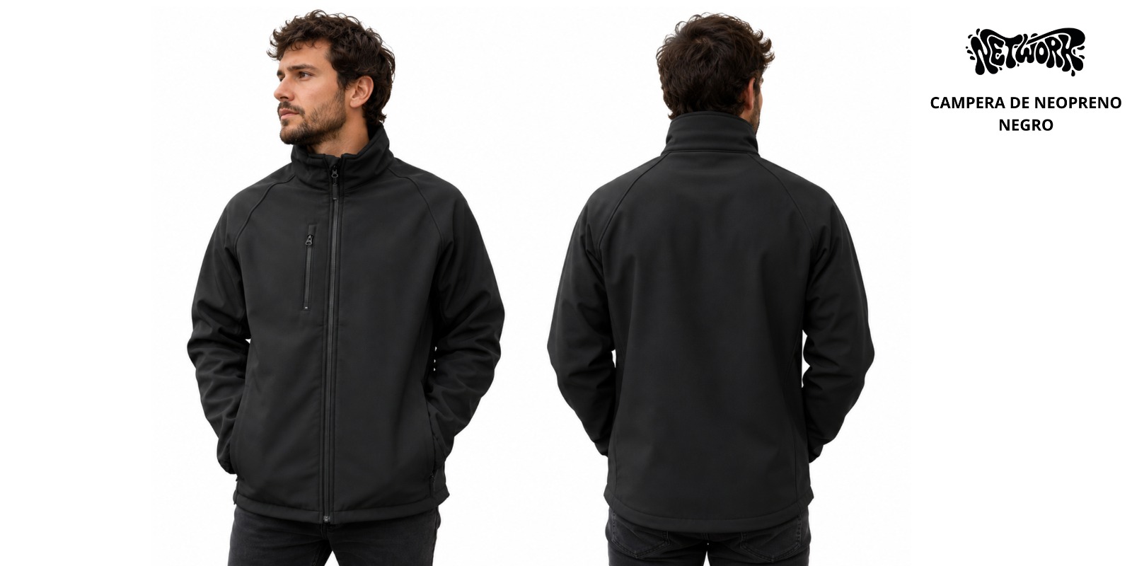 Campera Neopreno Negro
